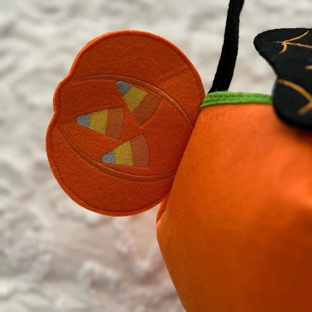 Happy Halloween! Disney fabric candy bucket with ears! Ready for trick or treat!